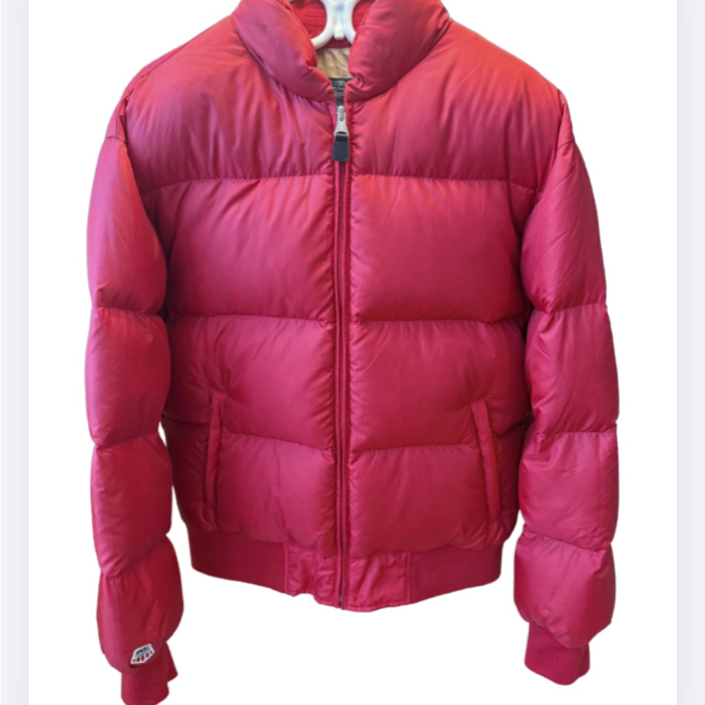 Polo Jeans Co Ralph Lauren Red Down Puffer Jacket Men’s L Unisex Y2k